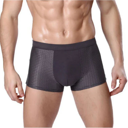 Kit con 4 Boxer Premium Traspiranti – Fibra di Bambú