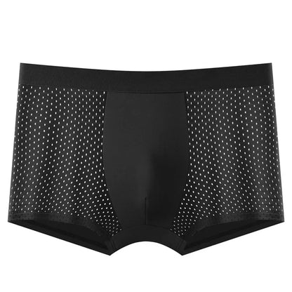 Kit con 4 Boxer Premium Traspiranti – Fibra di Bambú